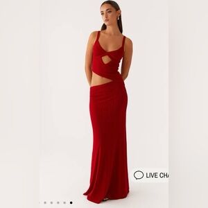 Peppermayo Jocelyn Maxi Dress - Red
Elegant Red Cut-Out Maxi Dress 16